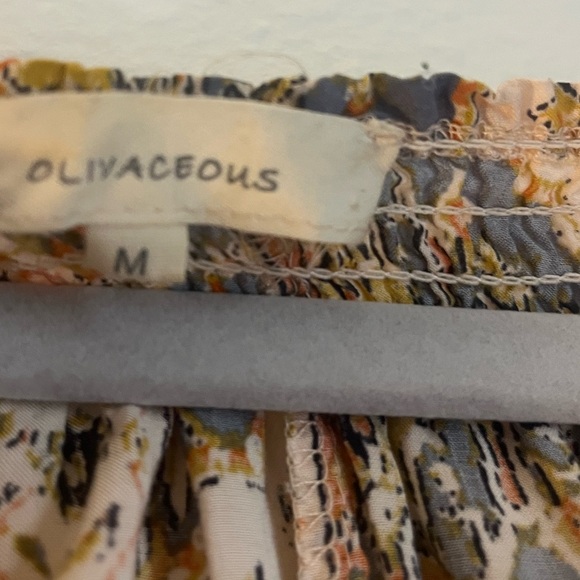 Olivaceous Boho Tassel Handkerchief Hem Cami Top - Size M - Picture 3 of 4